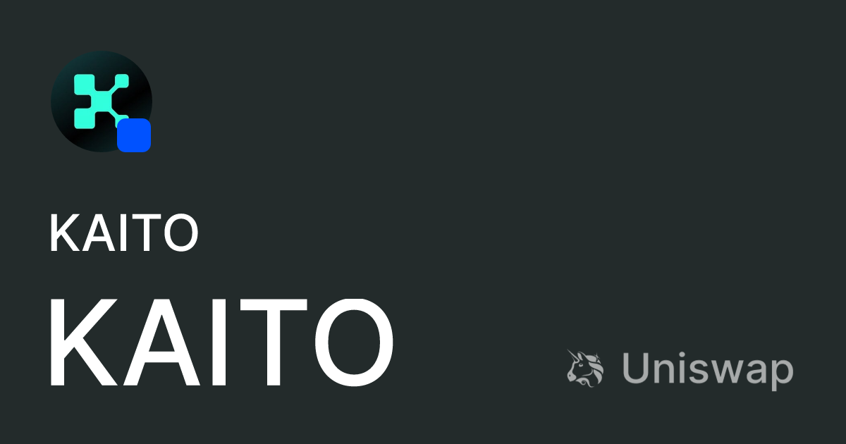 KAITO (KAITO) on Base: Buy and sell on Uniswap